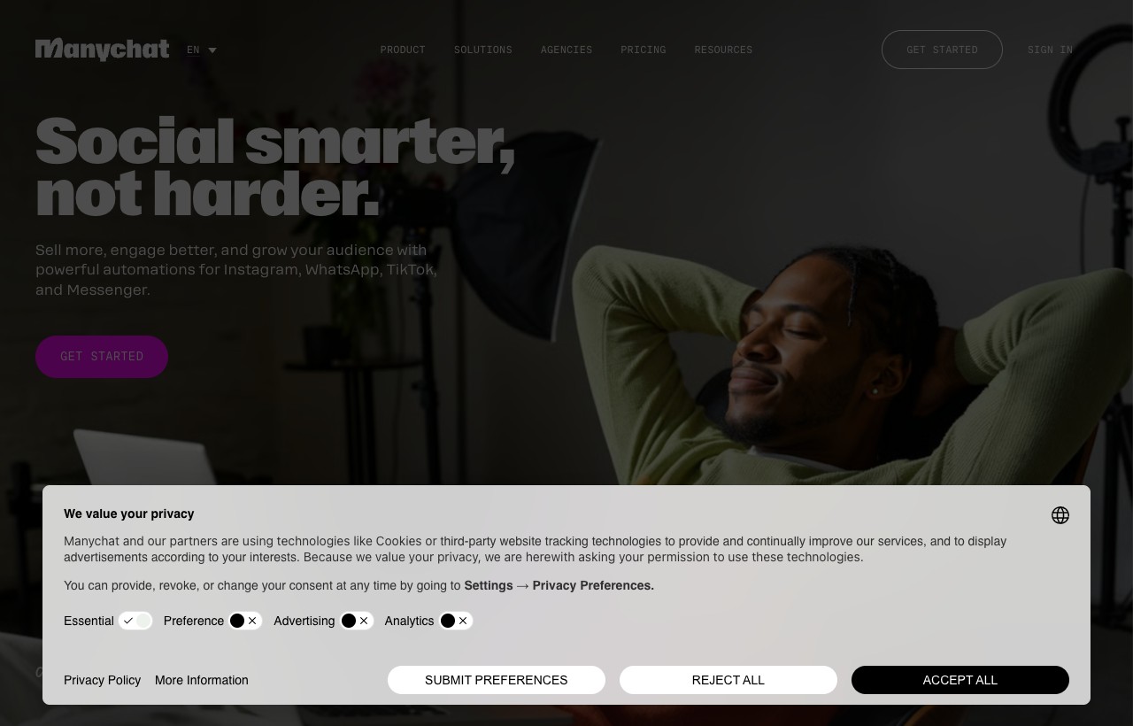 ManyChat product interface