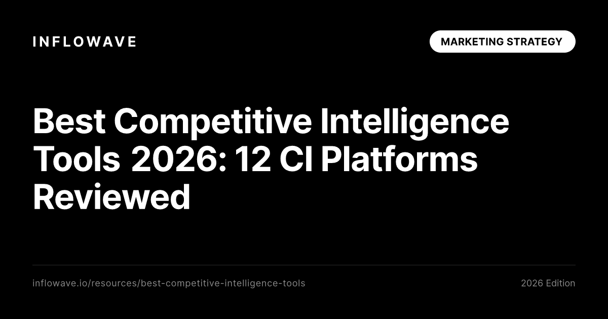 Best Competitive Intelligence Tools 2026: 12 CI Platforms Reviewed