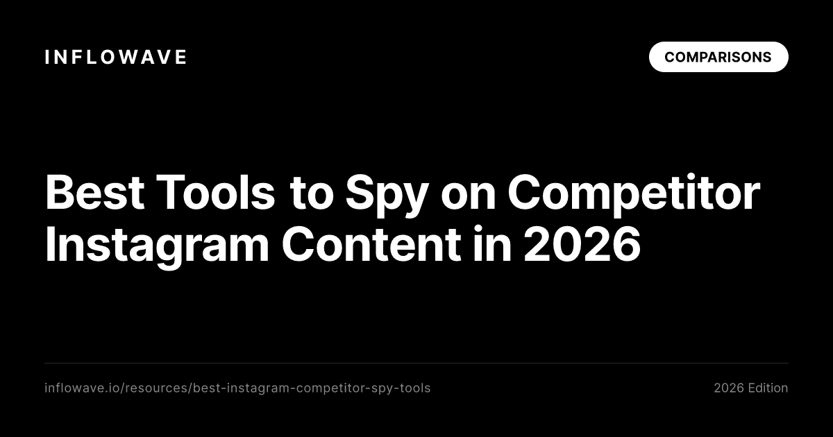 Best Tools to Spy on Competitor Instagram Content in 2026