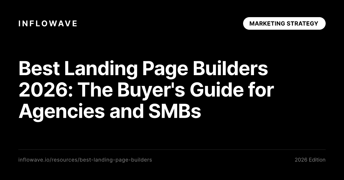 Best Landing Page Builders 2026: The Buyer's Guide for Agencies and SMBs