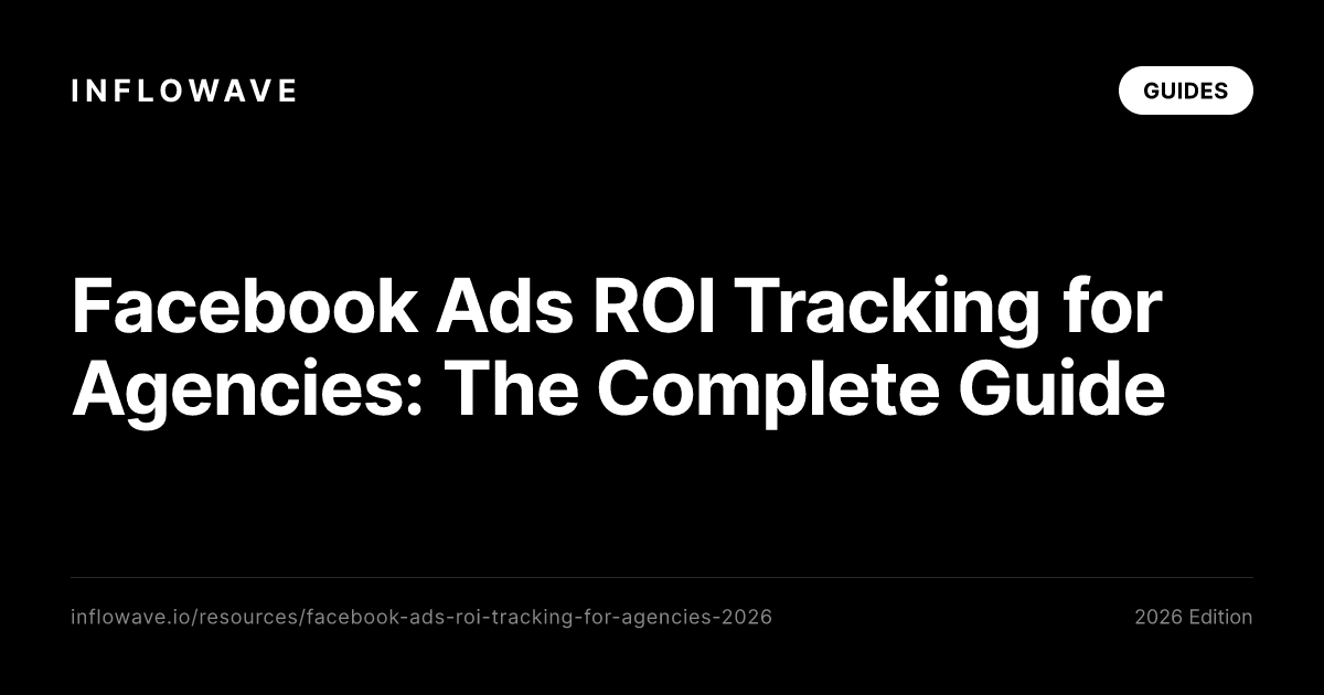 Facebook Ads ROI Tracking for Agencies: The Complete Guide