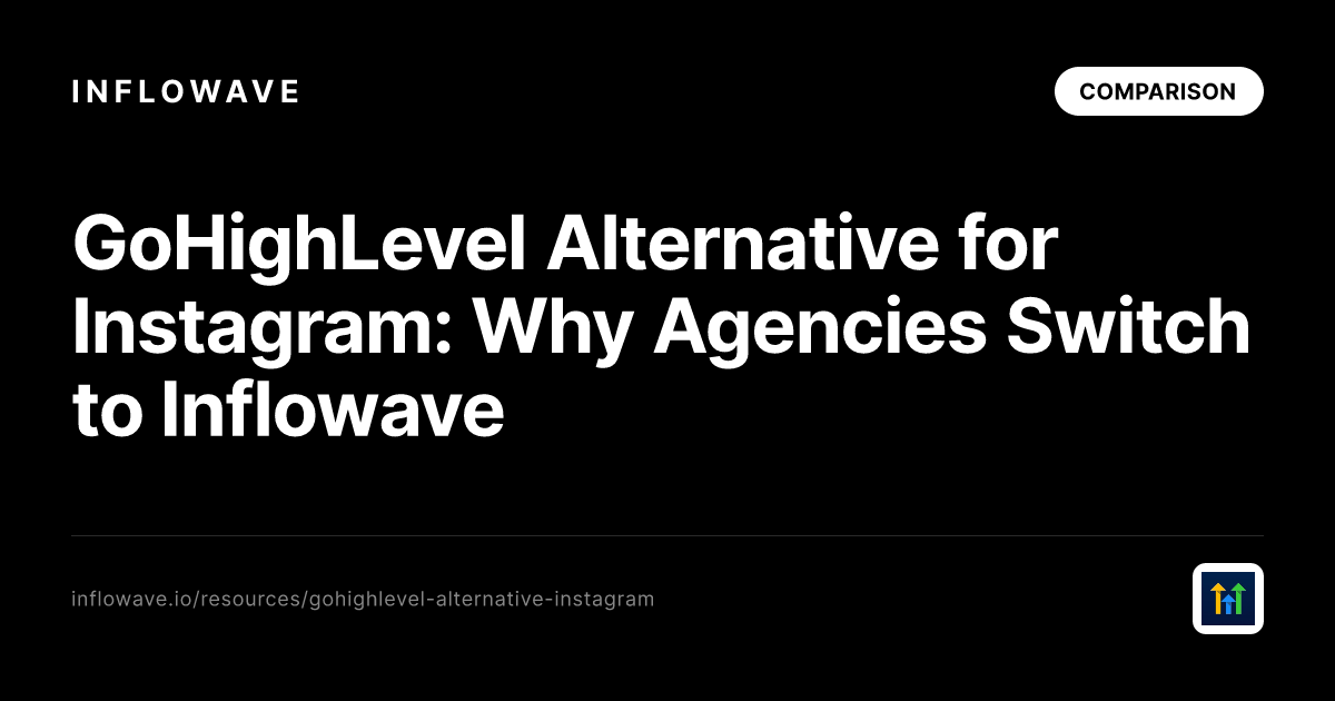 GoHighLevel Alternative for Instagram: Why Agencies Switch to Inflowave