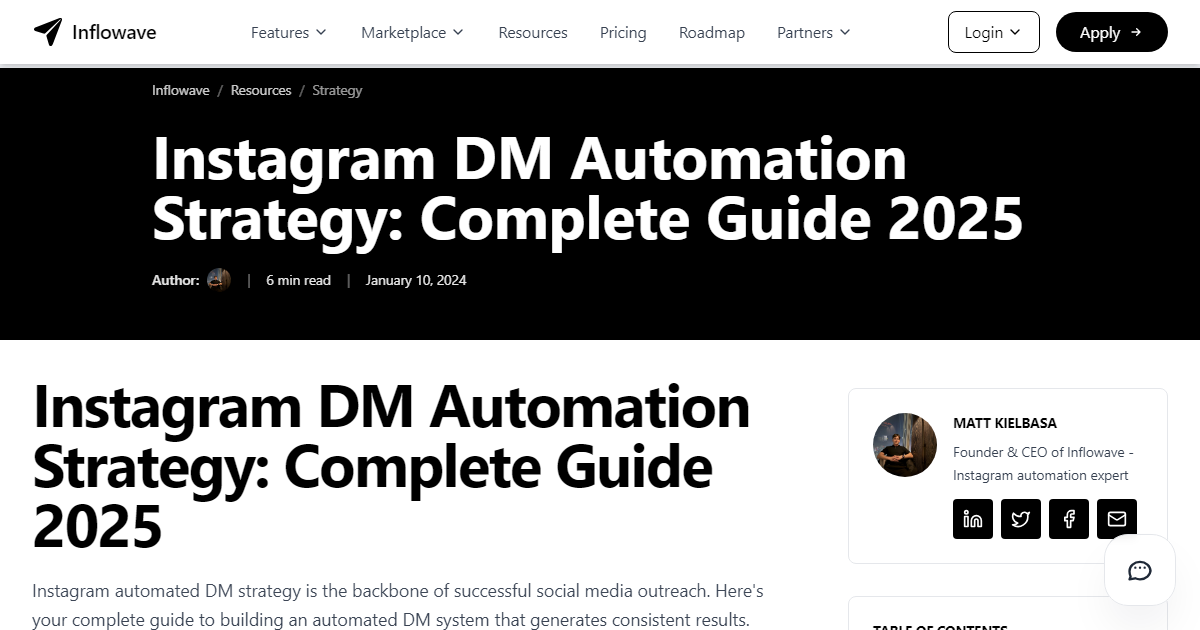 Instagram DM Automation Strategy: Complete Guide 2025