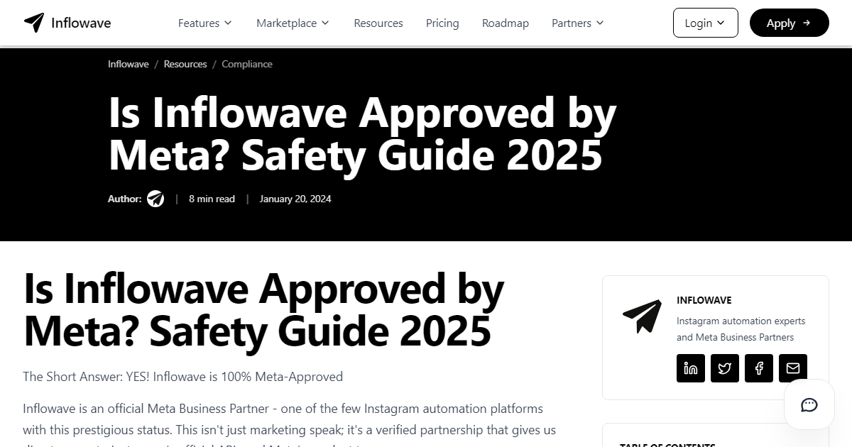 Is Inflowave Approved by Meta? Safety Guide 2025
