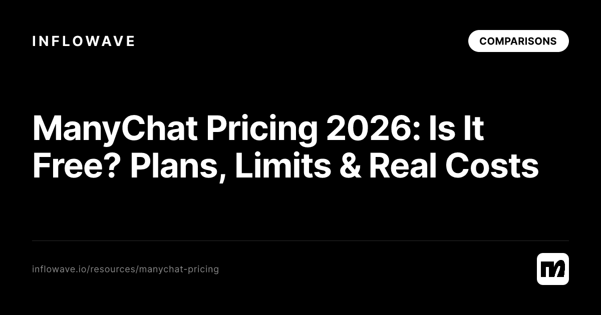 ManyChat Pricing 2026: Is It Free? Plans, Limits & Real Costs