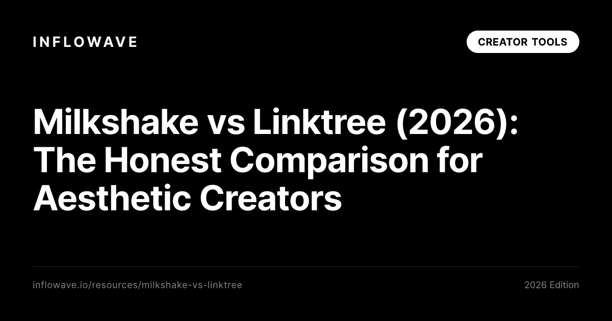Milkshake vs Linktree (2026): The Honest Comparison for Aesthetic Creators
