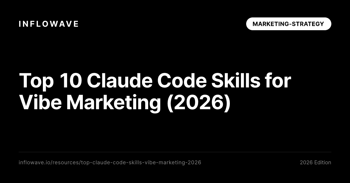 Top 10 Claude Code Skills for Vibe Marketing (2026)