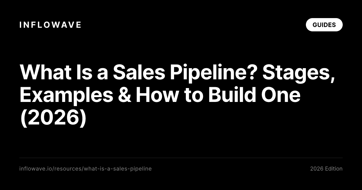 What Is a Sales Pipeline? Stages, Examples & How to Build One (2026)