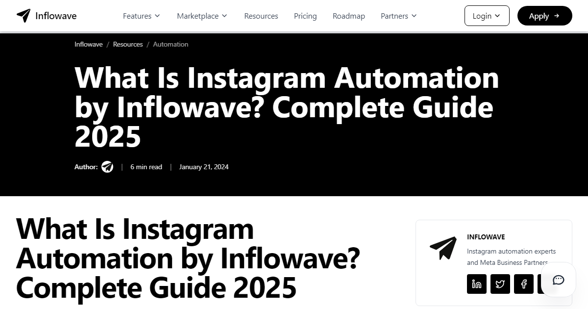What Is Instagram Automation by Inflowave? Complete Guide 2025