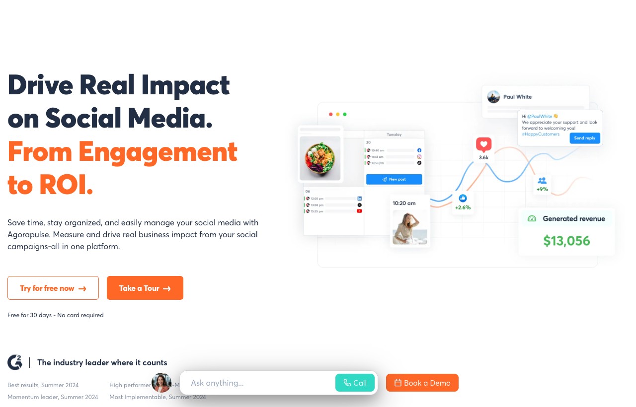 Agorapulse product interface