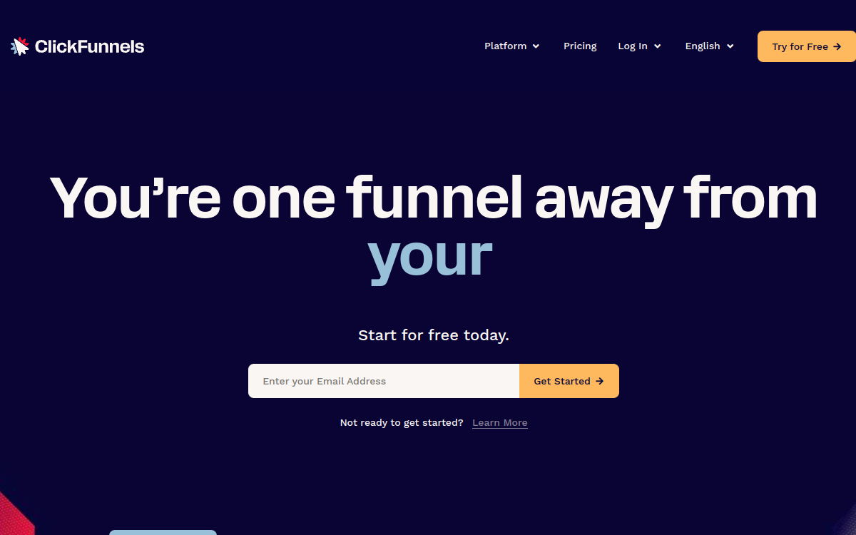 ClickFunnels product interface