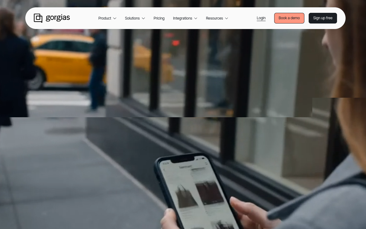 Gorgias product interface