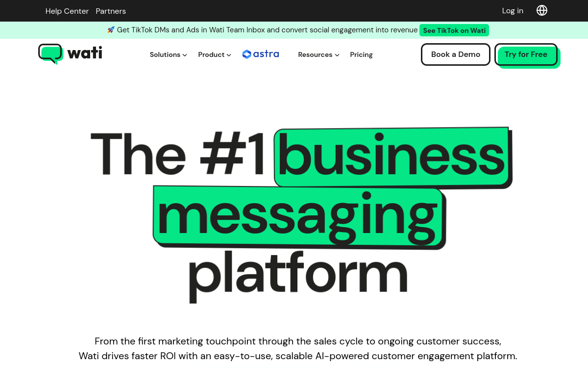 Wati product interface